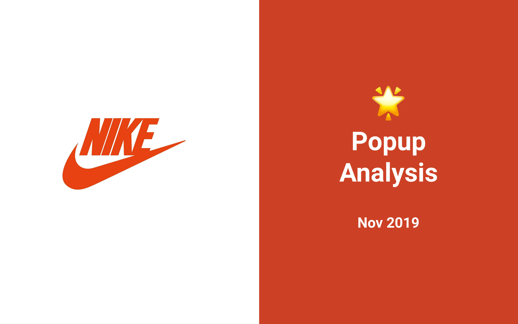 How does Nike use pop up to stimulate sales?