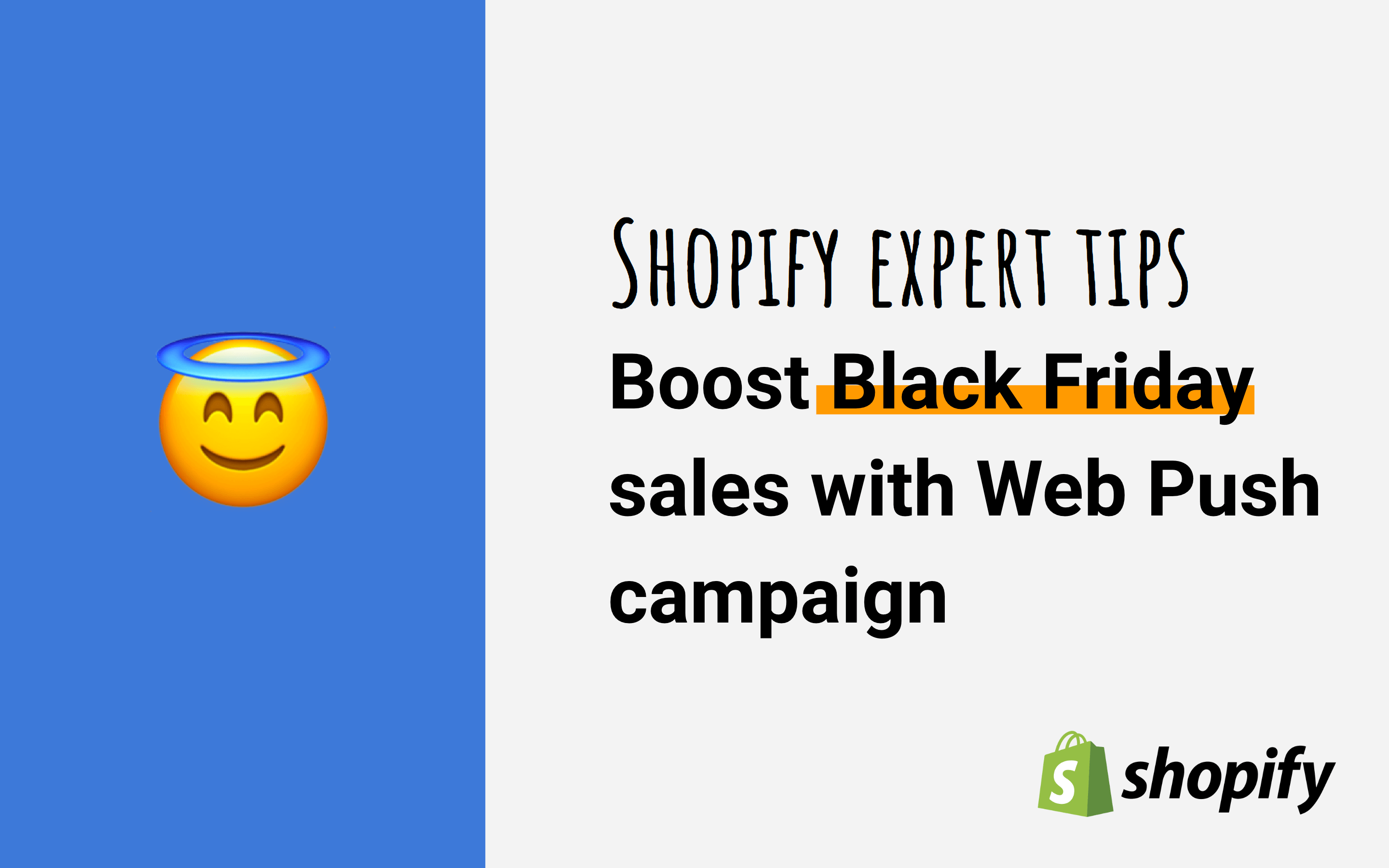 Shopify Expert Tips: Boost Black Friday sales with Web Push campaign