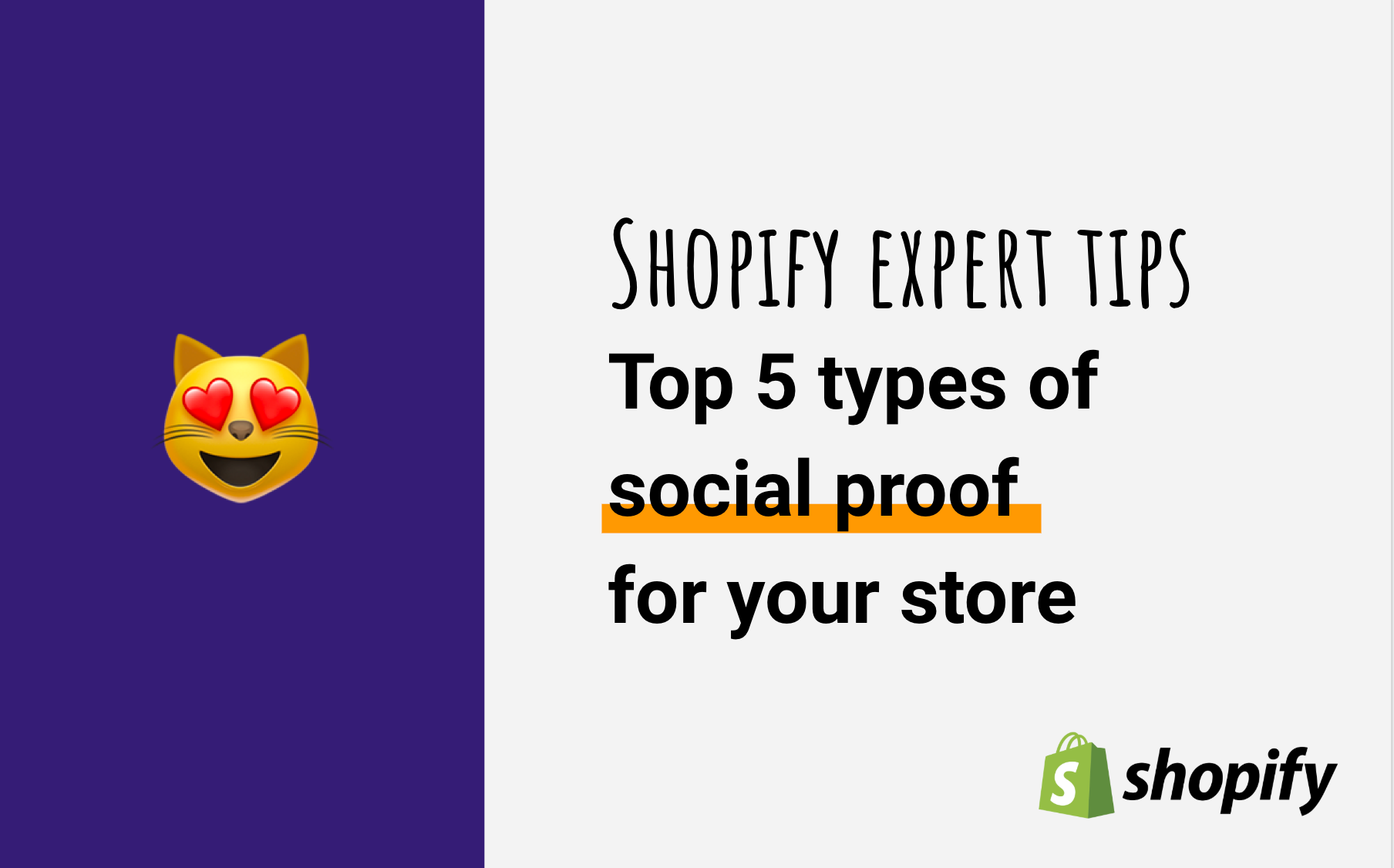 Shopify Expert Tips: Top 5 types of social proof / FOMO for your store