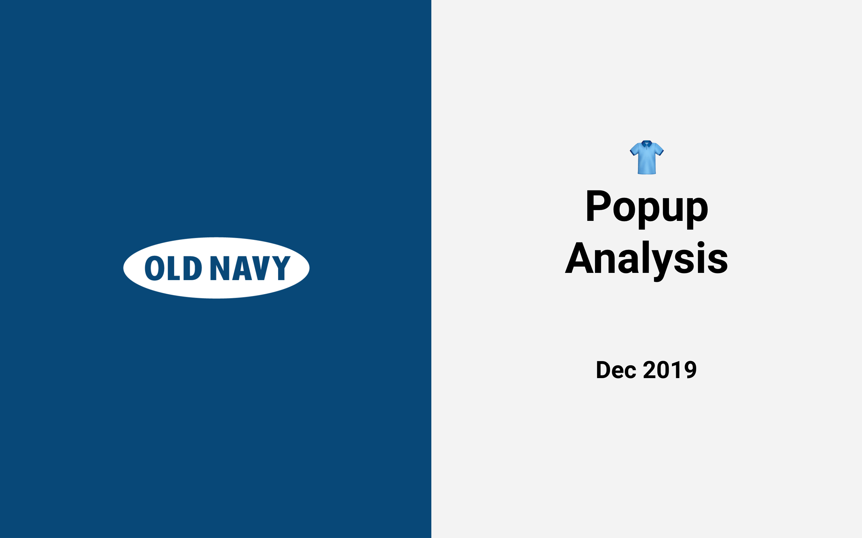How does Old Navy's online store use popups?